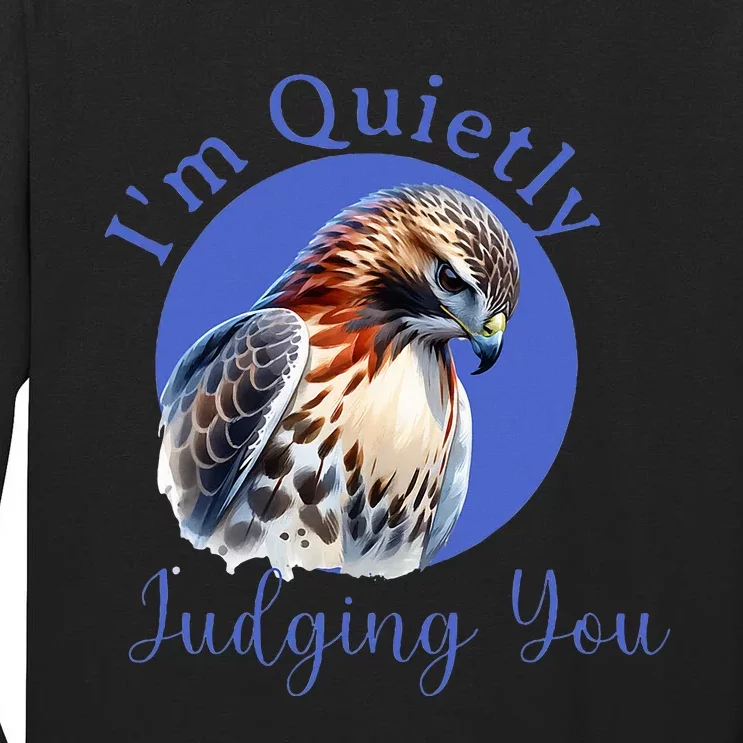 Beautiful Hawk With Tall Long Sleeve T-Shirt