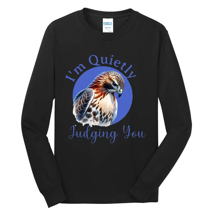 Beautiful Hawk With Tall Long Sleeve T-Shirt