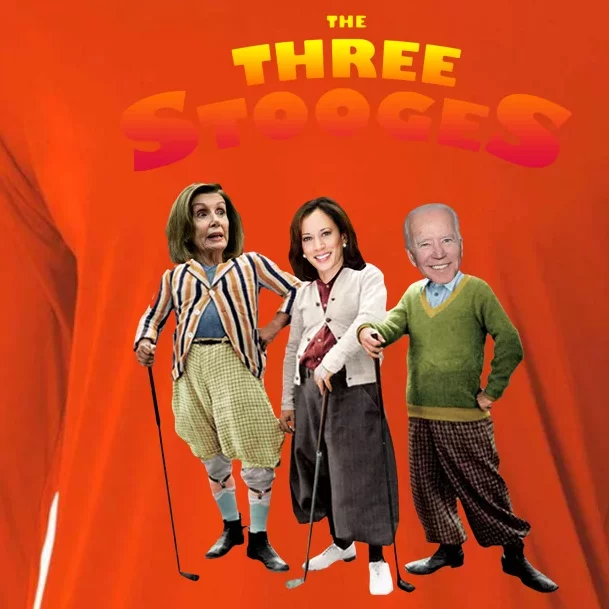 Biden Harris Warren The 3 Stooges Cooling Performance Long Sleeve Crew