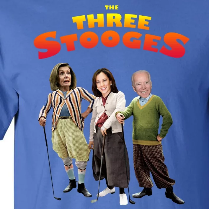 Biden Harris Warren The 3 Stooges Tall T-Shirt