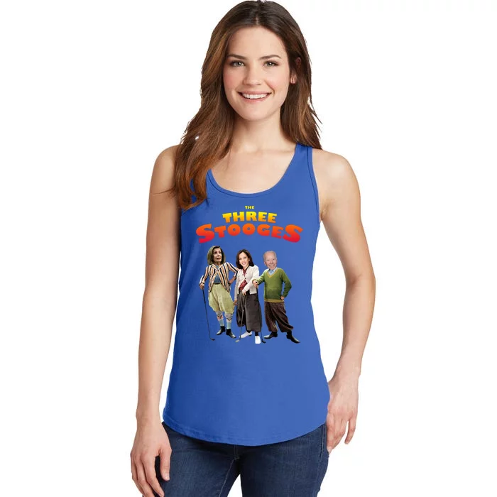 Biden Harris Warren The 3 Stooges Ladies Essential Tank