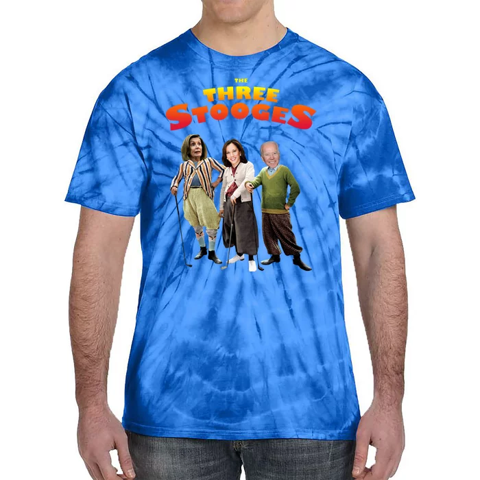 Biden Harris Warren The 3 Stooges Tie-Dye T-Shirt