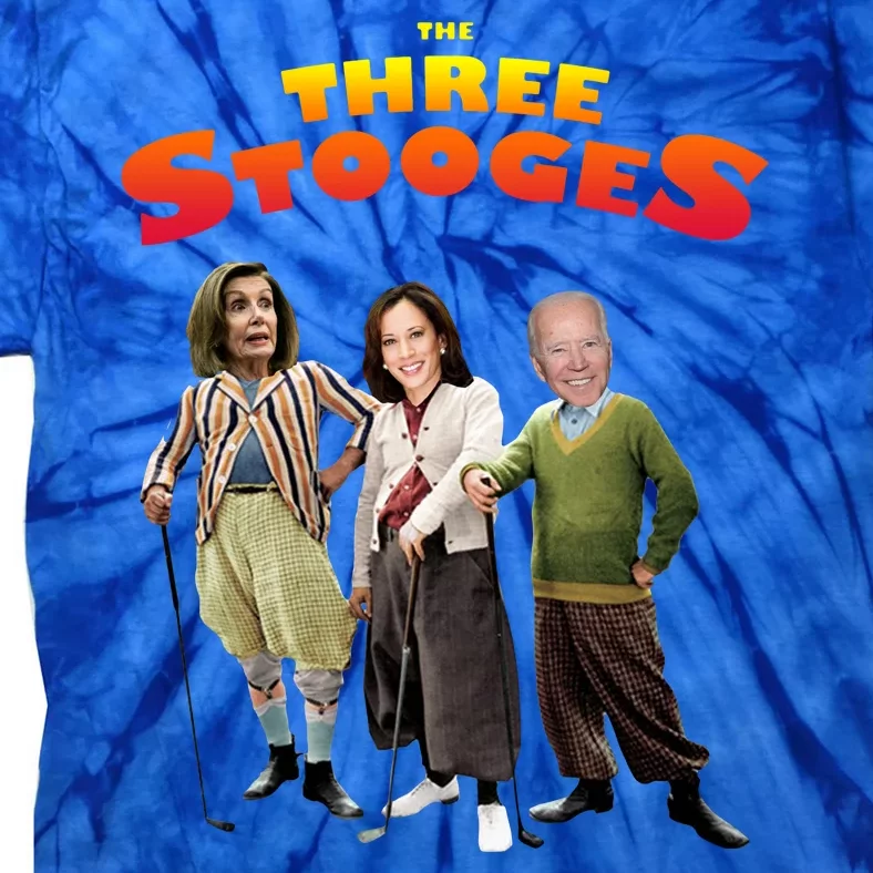 Biden Harris Warren The 3 Stooges Tie-Dye T-Shirt