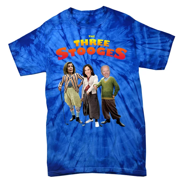 Biden Harris Warren The 3 Stooges Tie-Dye T-Shirt