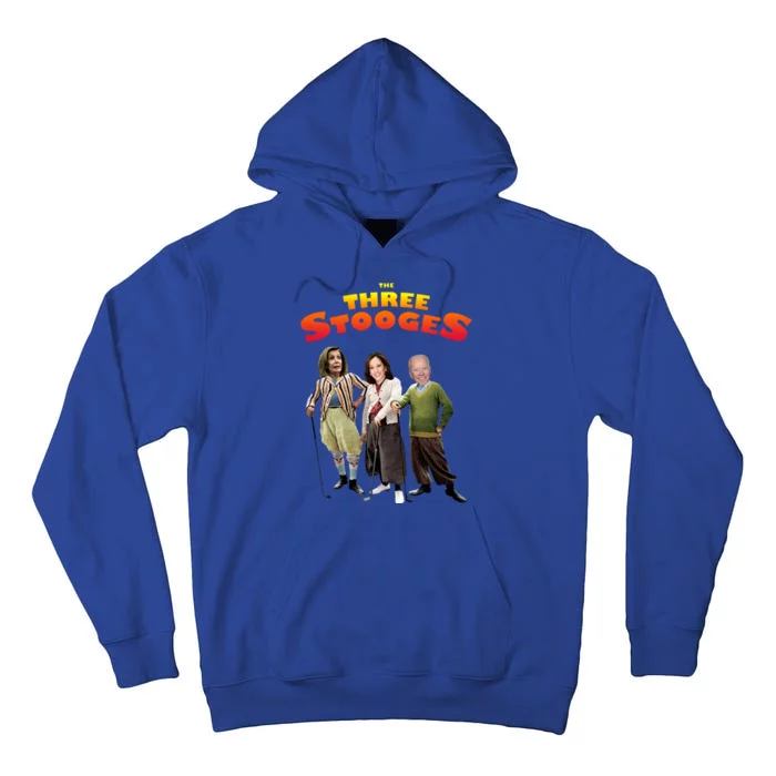 Biden Harris Warren The 3 Stooges Tall Hoodie