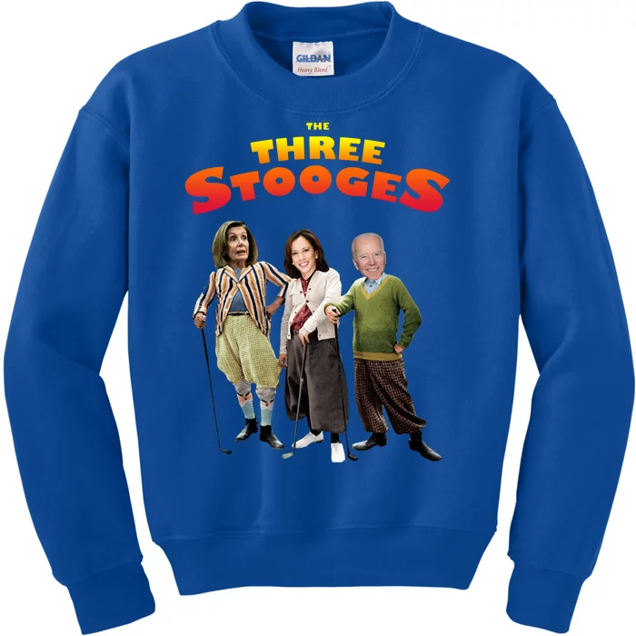 Biden Harris Warren The 3 Stooges Kids Sweatshirt