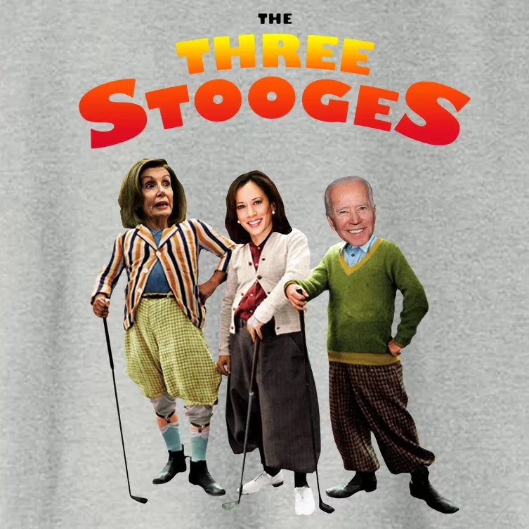 Biden Harris Warren The 3 Stooges Women's Crop Top Tee