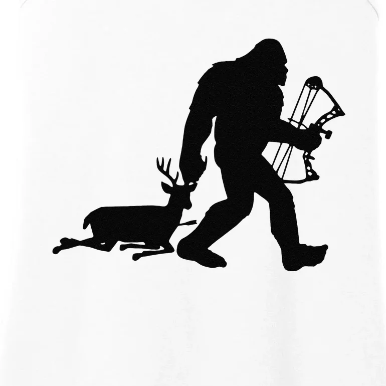 Bigfoot Hunting walk Sasquatch funny animal lover Ladies Essential Tank