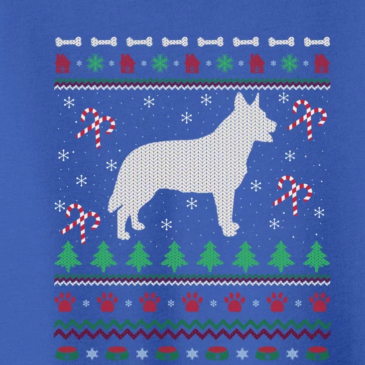 Blue Heeler Xmas Gift Ugly Blue Heeler Christmas Gift Toddler T-Shirt