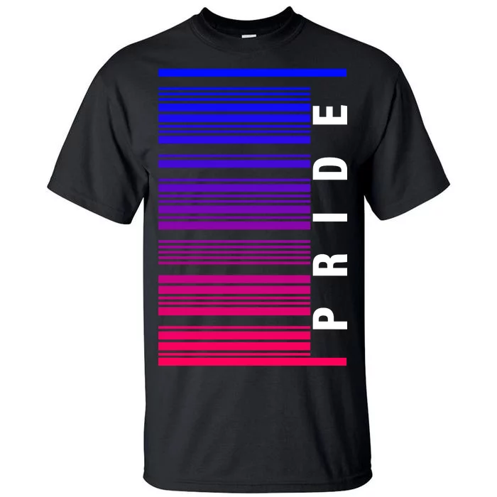 Bi Pride Barcode Bisexual Tall T-Shirt