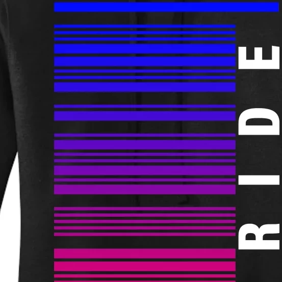 Bi Pride Barcode Bisexual Women's Pullover Hoodie