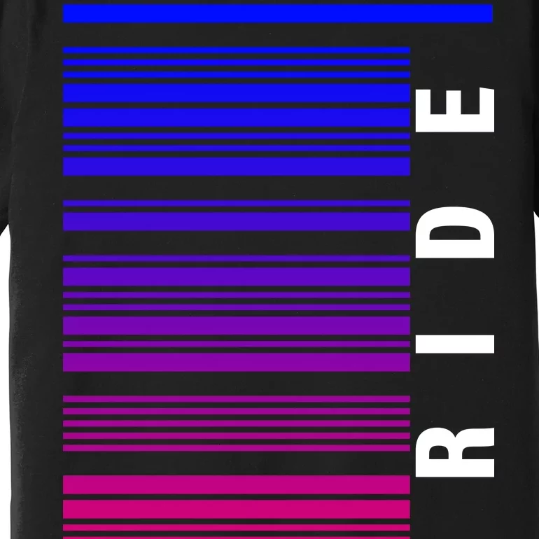 Bi Pride Barcode Bisexual Premium T-Shirt