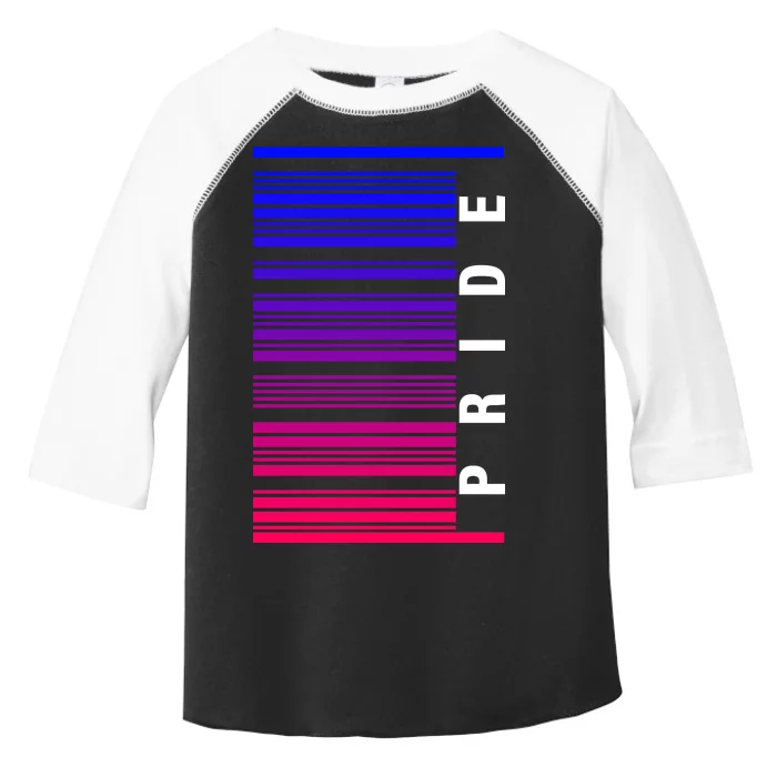 Bi Pride Barcode Bisexual Toddler Fine Jersey T-Shirt