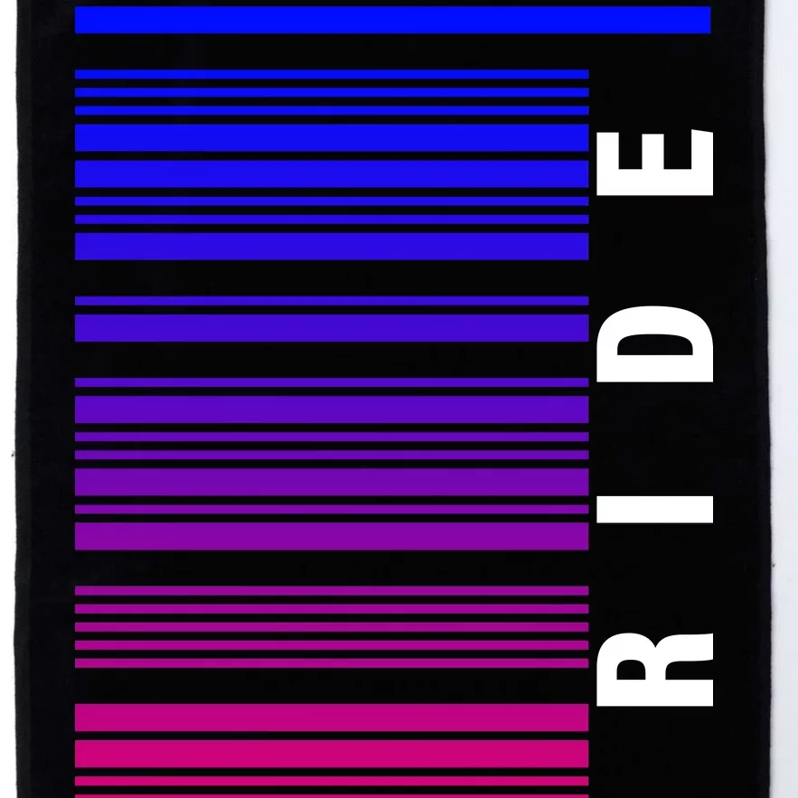 Bi Pride Barcode Bisexual Platinum Collection Golf Towel