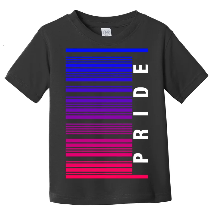 Bi Pride Barcode Bisexual Toddler T-Shirt