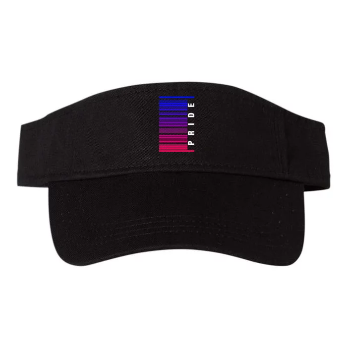 Bi Pride Barcode Bisexual Valucap Bio-Washed Visor