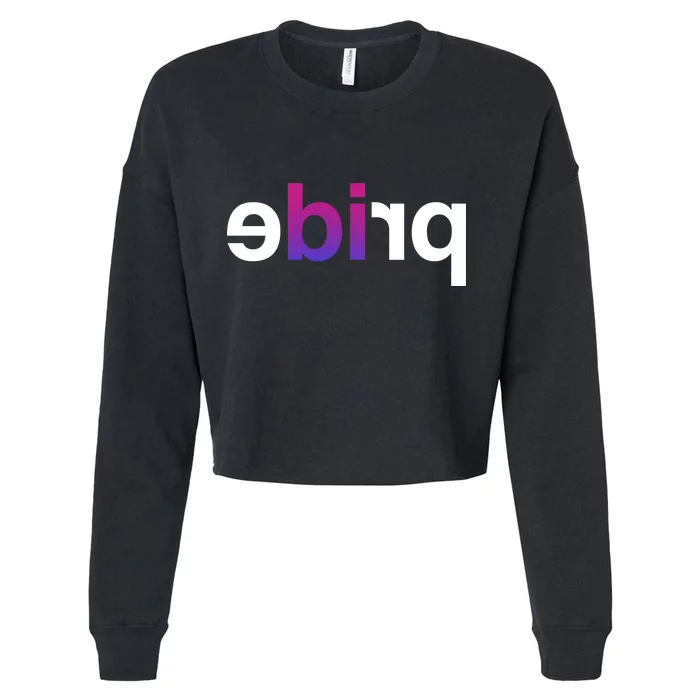 Bi Pride Parade BiSexual Cropped Pullover Crew