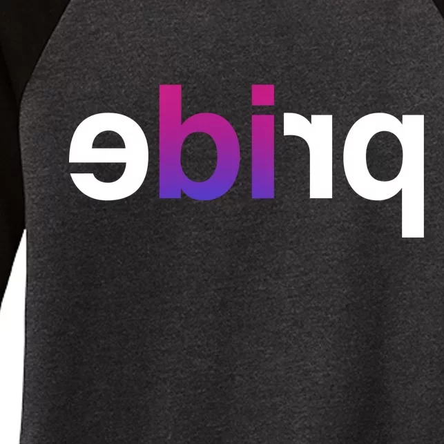 Bi Pride Parade BiSexual Women's Tri-Blend 3/4-Sleeve Raglan Shirt