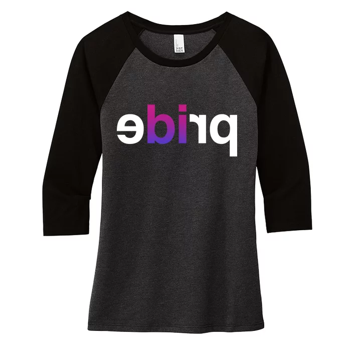 Bi Pride Parade BiSexual Women's Tri-Blend 3/4-Sleeve Raglan Shirt