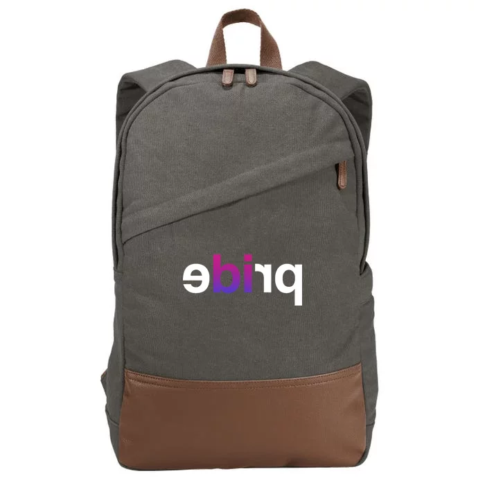 Bi Pride Parade BiSexual Cotton Canvas Backpack