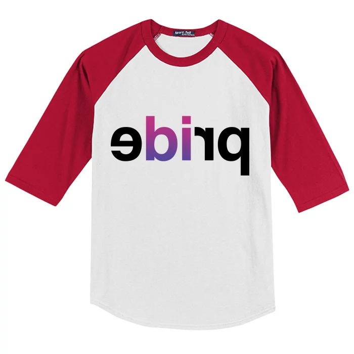 Bi Pride Parade BiSexual Kids Colorblock Raglan Jersey