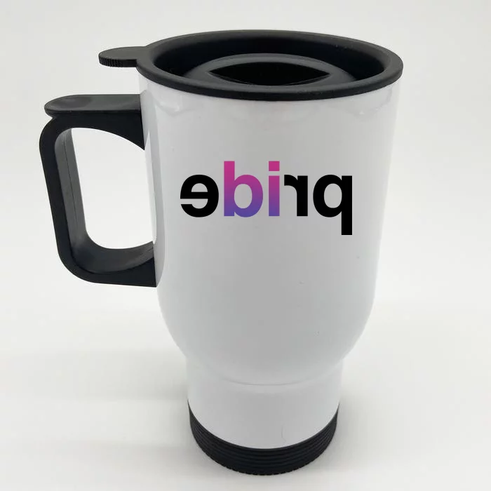 Bi Pride Parade BiSexual Front & Back Stainless Steel Travel Mug