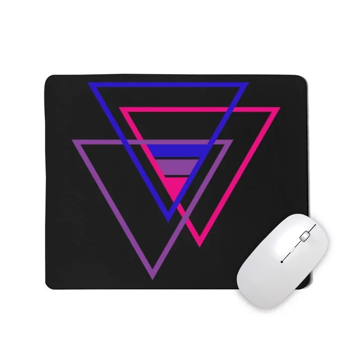 Bi Pride Triangle Mousepad