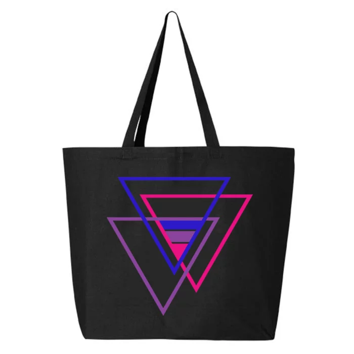 Bi Pride Triangle 25L Jumbo Tote