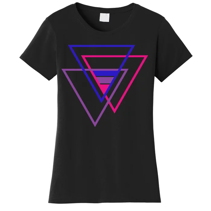 Bi Pride Triangle Women's T-Shirt