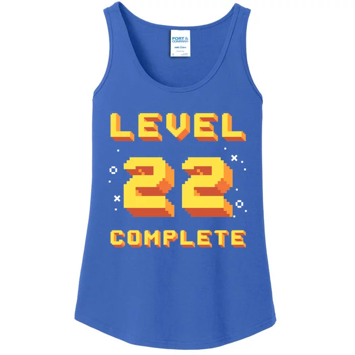 Born In 1999 Level 22 Complete 22th Birthday Retro Gaming Gift Ladies Essential Tank