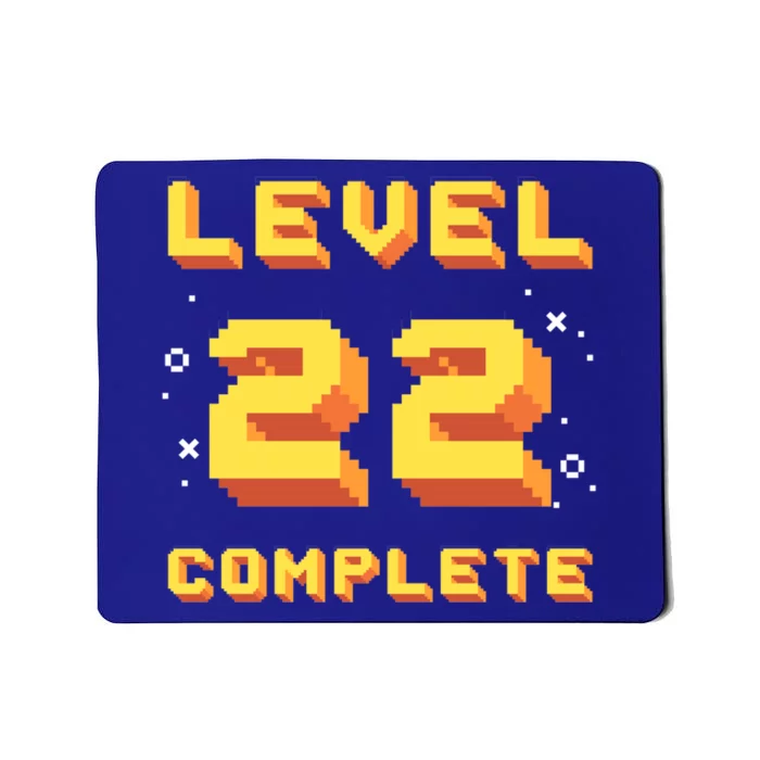 Born In 1999 Level 22 Complete 22th Birthday Retro Gaming Gift Mousepad