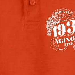 Born In 1933 90th Birthday Aging Like Fine Wine Dry Zone Grid Performance Polo