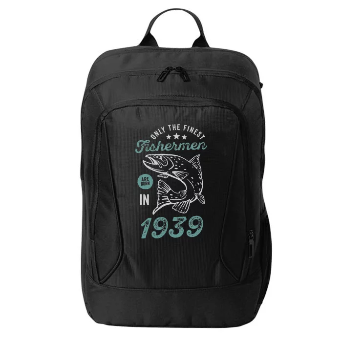 Born In 1939 82 Years Old Vintage 82nd Birthday Fisherman City Backpack