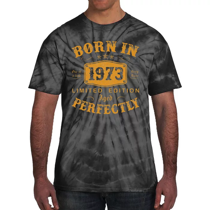 Born In 1973 50 Years Old 50th Birthday Gifts For Tie-Dye T-Shirt