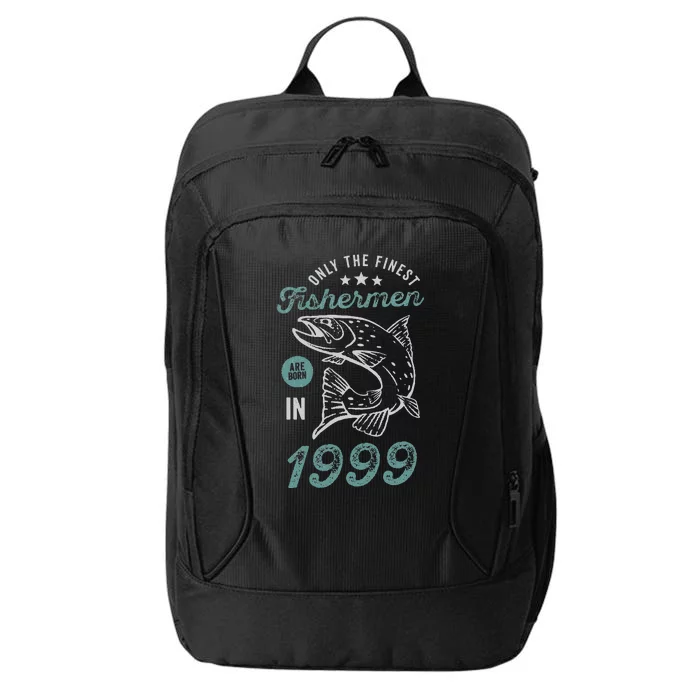 Born In 1999 22 Years Old Vintage 22nd Birthday Fisherman City Backpack