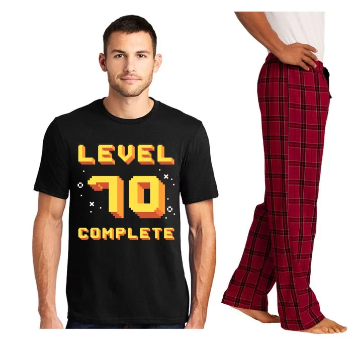 Born In 1951 Level 70 Complete 70th Birthday Retro Gaming Gift Pajama Set