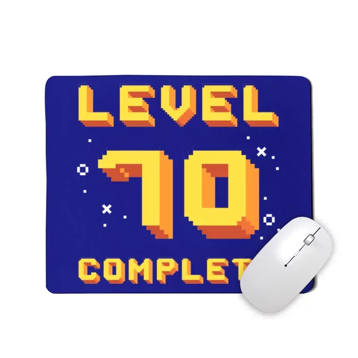 Born In 1951 Level 70 Complete 70th Birthday Retro Gaming Gift Mousepad