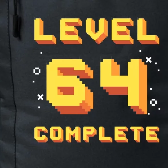 Born In 1957 Level 64 Complete 64th Birthday Retro Gaming Gift Daily Commute Backpack