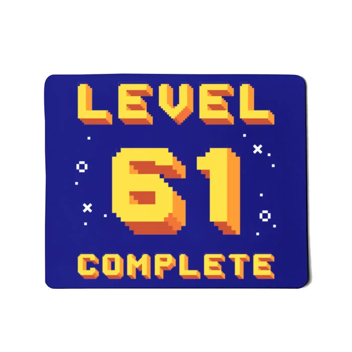 Born In 1960 Level 61 Complete 61th Birthday Retro Gaming Meaningful Gift Mousepad