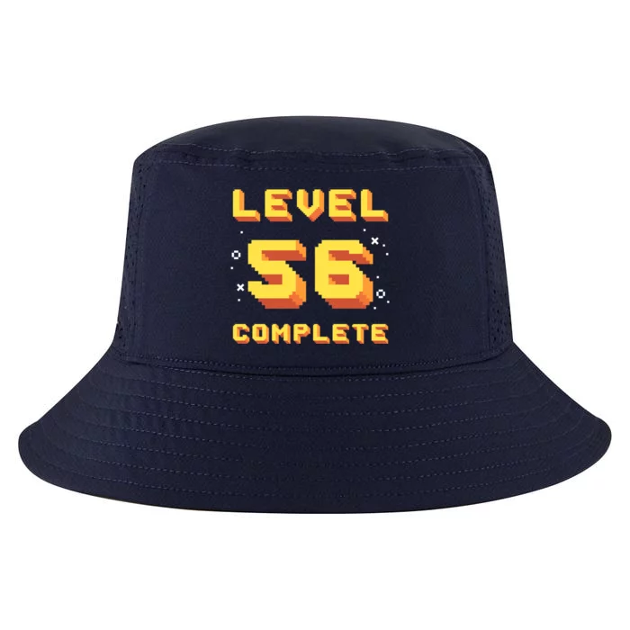 Born In 1965 Level 56 Complete 56th Birthday Retro Gaming Gift Cool Comfort Performance Bucket Hat