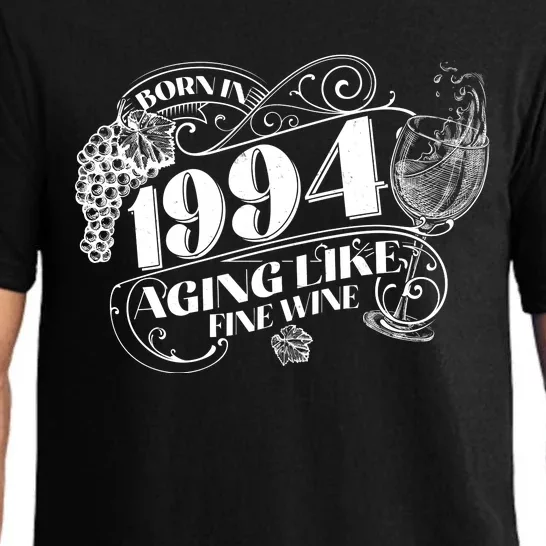 Born In 1994 30th Birthday Aging Like Fine Wine Pajama Set