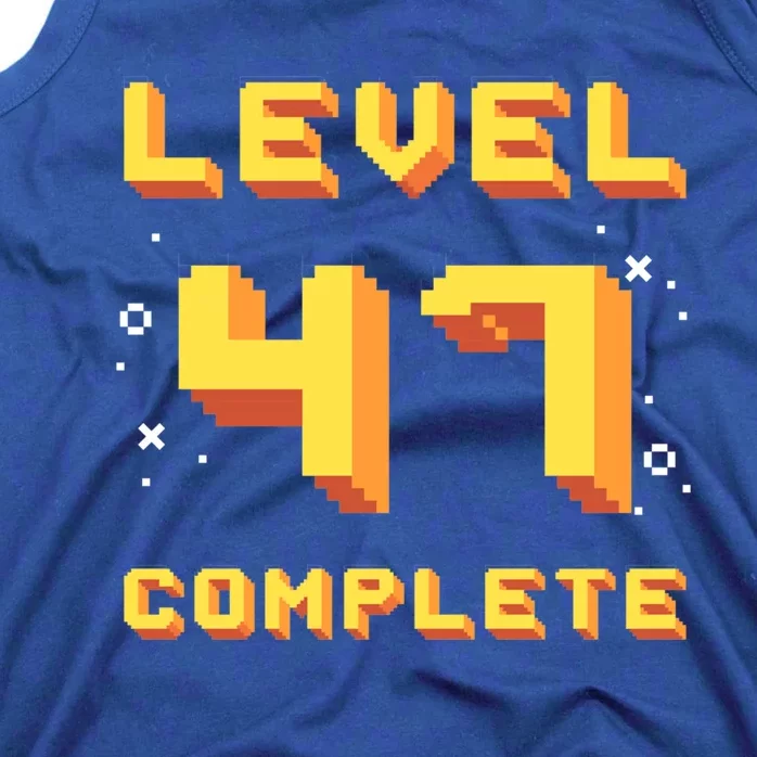 Born In 1974 Level 47 Complete 47th Birthday Retro Gaming Cute Gift Tank Top