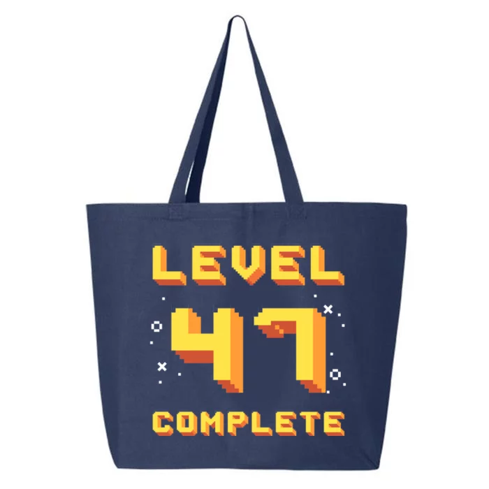 Born In 1974 Level 47 Complete 47th Birthday Retro Gaming Cute Gift 25L Jumbo Tote