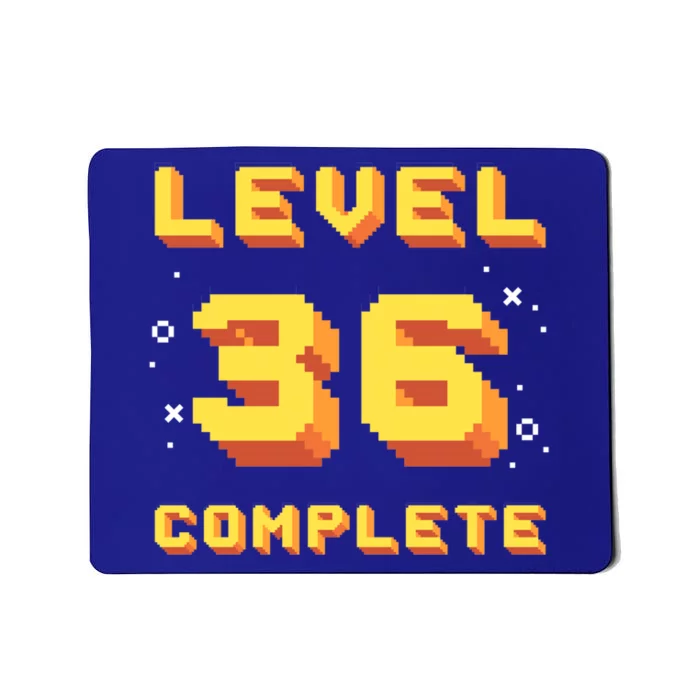 Born In 1985 Level 36 Complete 36th Birthday Retro Gaming Gift Mousepad