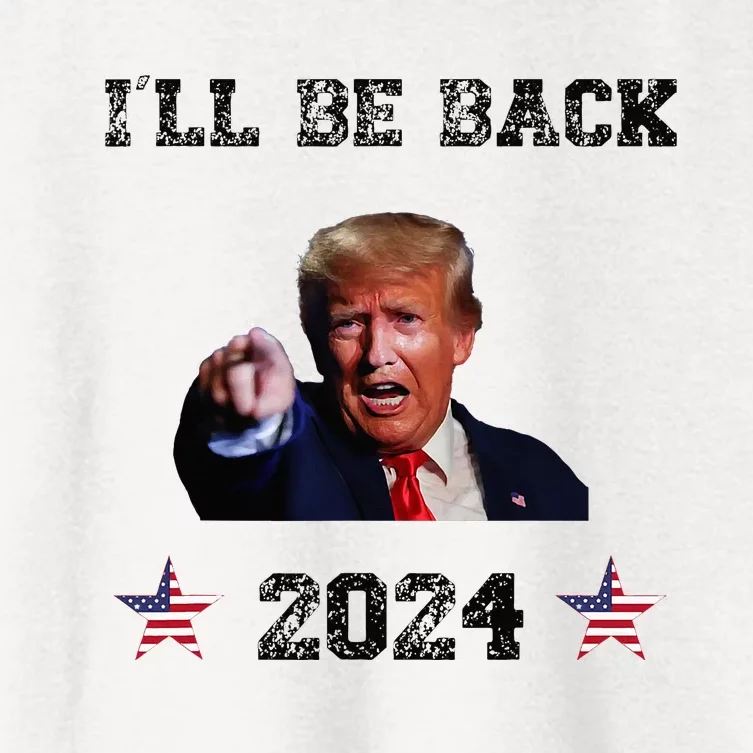 Back In 24 Trumps Women's Crop Top Tee