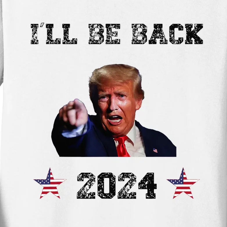 Back In 24 Trumps Kids Long Sleeve Shirt