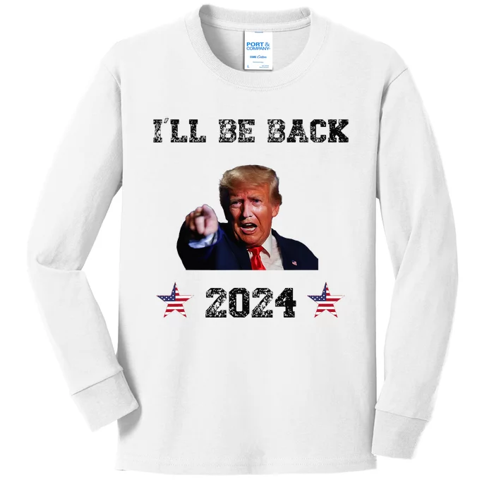 Back In 24 Trumps Kids Long Sleeve Shirt