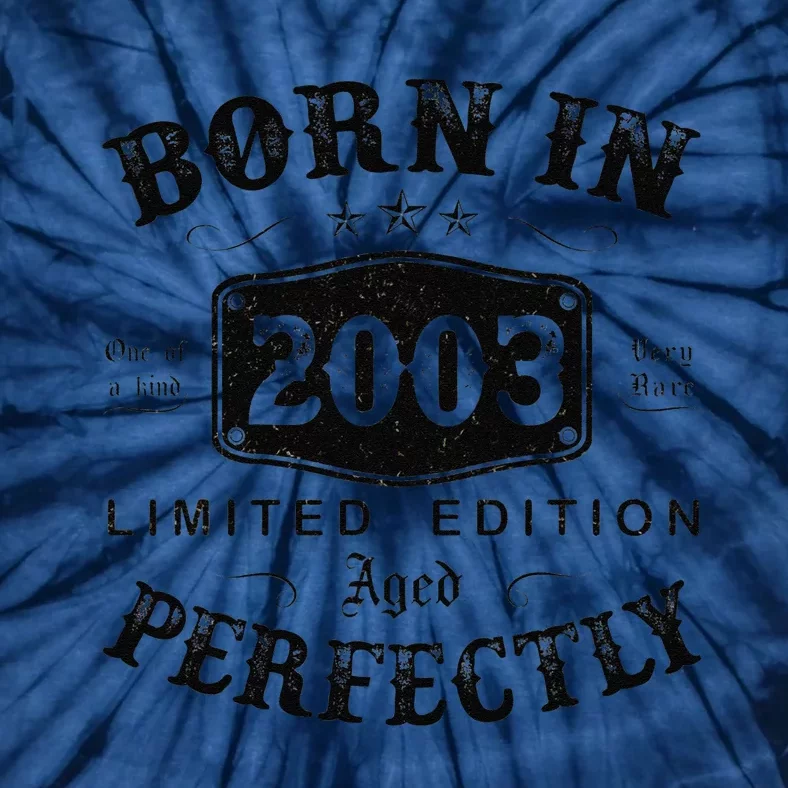 Born In 2003 20 Years Old 20th Birthday Gifts For Tie-Dye T-Shirt