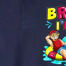 Bruh Im 9 Funny 9th Birthday Pool Party Beach Cool Softstyle Adult Sport Polo