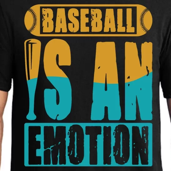 Baseball Is An Emotion Baseball Gift Pajama Set